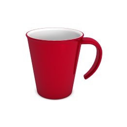 1201 Kaffepott 350 ml rot