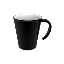 1201 Kaffepott 350 ml schwarz