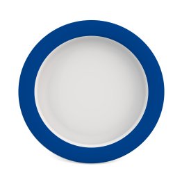 921 Teller mit Kipp-Trick Ø 27 cm blau Kunststoff