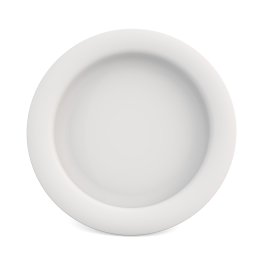 922 Teller mit Kipp-Trick Ø 27 cm weiß Kunststoff