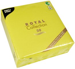 Servietten ROYAL Collection 40 cm x limonengrün 50er Pack