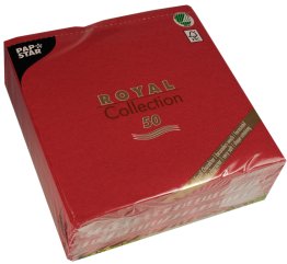 Servietten ROYAL Collection 40 cm x bordeaux 50er Pack