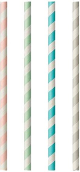 Trinkhalme STRIPES 100er Pack