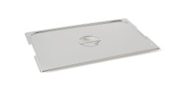 Flachdeckel 111a GN1/1 mit Griffmulde und Ausschnitt für Griffe GN 1/1