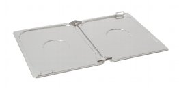 Flachdeckel 113 GN1/1 mit Scharnier GN 1/1