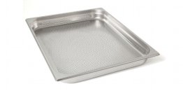 GN-Behälter gelocht 21 064 GN2/1-65 (kein Einsatz) 650 x 530 mm GN 2/1 Edelstahl