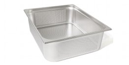 GN-Behälter gelocht 21 204 GN2/1-200 (kein Einsatz) 650 x 530 mm GN 2/1 Edelstahl