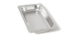 GN-Behälter gelocht 13 044 GN1/3-40 (kein Einsatz) 325 x 176 mm GN 1/3 Edelstahl