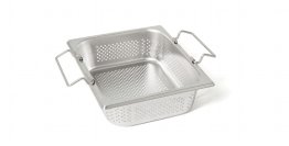 GN-Einsatz gelocht mit Stapelklappgriff 12 094 K GN1/2-90 325 x 265 mm GN 1/2 Edelstahl
