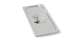 Flachdeckel 281 GN2/8 mit Griffmulde GN 2/8