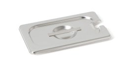 Flachdeckel 1911 GN1/9 mit Griffmulde und Löffelausschnitt GN 1/9