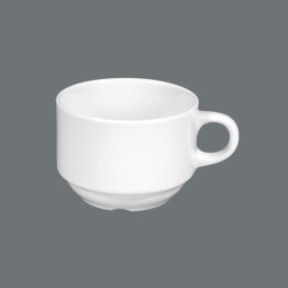 Kaffeetasse 1 / 0,18 weiß Ø 78 mm Meran Porzellan