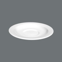 Untertasse Ø 162 mm weiß Meran Porzellan