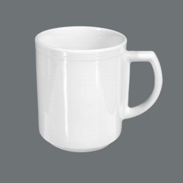 Becher mit Henkel 0,3 weiß Ø 77 mm Vitalis
