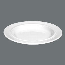 Teller halbtief 25,5 cm weiß Vitalis