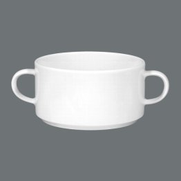 Suppentasse 0.27 stapelbar weiß Ø 99 mm Savoy Porzellan