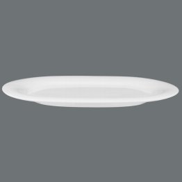 Servierplatte oval 36 cm weiß Savoy