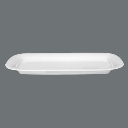 Platte eckig 30x14 cm weiß Savoy