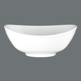Suppen Bowl oval 16 cm weiß Meran