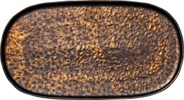 Fortessa Nivo Metallic Platte flach coup 34 cm
