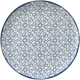 Teller flach coup 28cm Shabby Chic 5 Porzellan