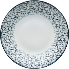 Teller tief coup 21 cm Shabby Chic 5 Porzellan