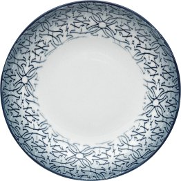 Teller tief coup 21 cm Shabby Chic 6 Porzellan
