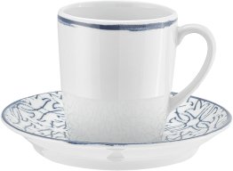 Espressoobere 0,09 l Shabby Chic 5 Porzellan