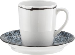 Espressoobere 0,09 l Shabby Chic 8 Porzellan