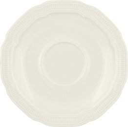 Kombi-Untertasse rund Relief 16cm / CREATE Porzellan