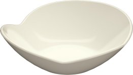 Schälchen amorph 11cm/0.06 l weiß, KUMO