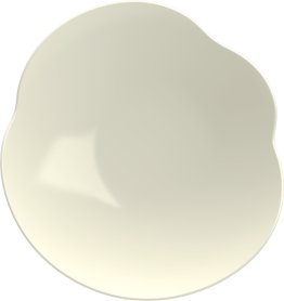 Teller tief amorph coup 25cm weiß, KUMO