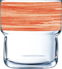 Brush Orange Stapelbecher 22 cl Ø 70 mm