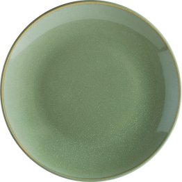 Sage Gourmet Teller flach 21cm Grün Porzellan
