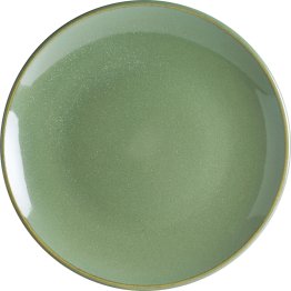 Sage Gourmet Teller flach 25cm Grün Porzellan