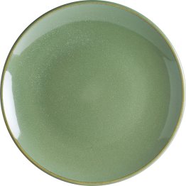 Sage Gourmet Teller flach 27cm Grün Porzellan