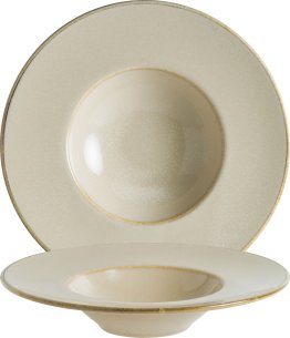 Sand Banquet Pastateller 28cm Beige Porzellan
