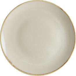 Sand Gourmet Teller flach 21cm Beige Porzellan