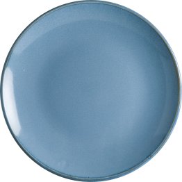 Sky Gourmet Teller flach 27cm Blau Porzellan