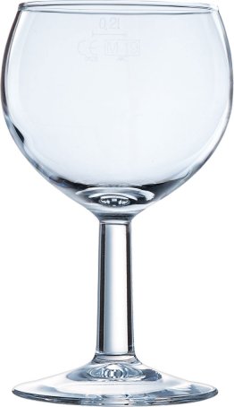 Ballon 2 Weinkelch 25 cl 0,2 l /-/ Transparent