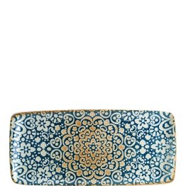 Alhambra Moove Platte 34x16cm Blau Porzellan