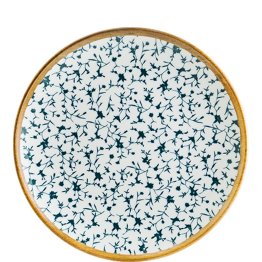 Calif Gourmet Teller flach 21cm Blau Porzellan