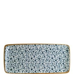 Calif Moove Platte 34x16cm Blau Porzellan