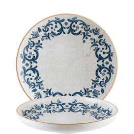 Viento Hygge Pastateller 28cm Blau Porzellan