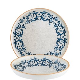 Viento Hygge Teller flach 22cm Blau Porzellan