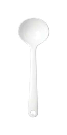Schöpfkelle 130 ml weiß Kunststoff