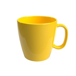 Tasse 230 ml Bistro Kunststoff gelb Ø 81 mm, Höhe 79 mm