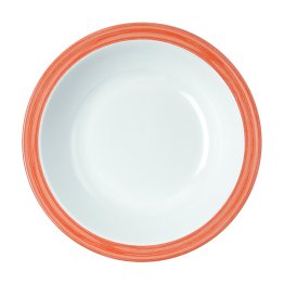 Teller, tief 600 ml Bistro Melamin orange Ø 205 mm