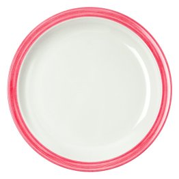 Teller, flach Bistro Melamin cherry-rot Ø 235 mm