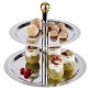 Etagere FINESSE 2-stufig 380 x mm Edelstahl